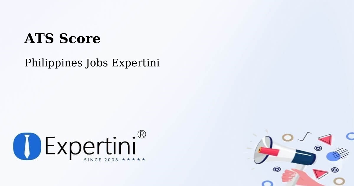 Resume ATS Score & Job Description Match Tool – Labu O - Philippines Jobs Expertini